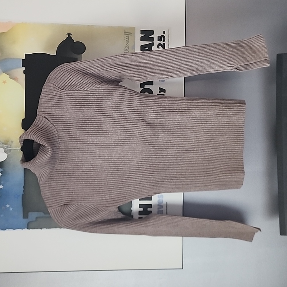 Tan Turtleneck
